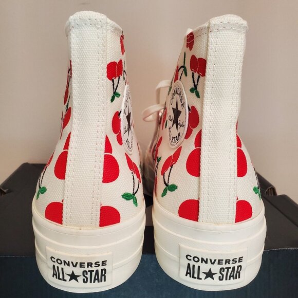 Converse Women's Cherry Print Sneakers - Picture 5 of 14